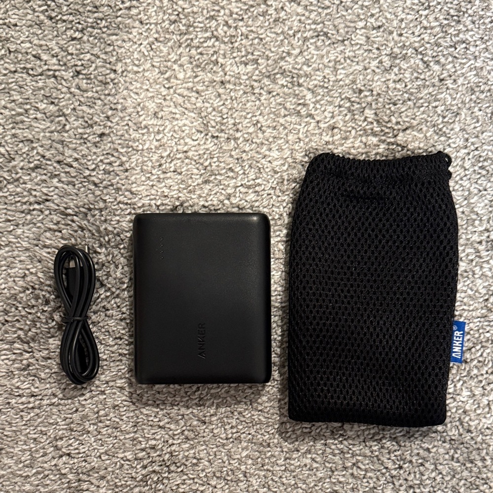 Anker Powercore 10400 with Accessories